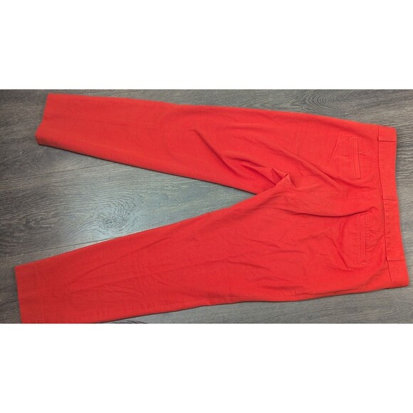 Banana Republic Sloan Orange Slim Ankle Pants Size 10 Short Work Business (314) - Picture 1 of 3